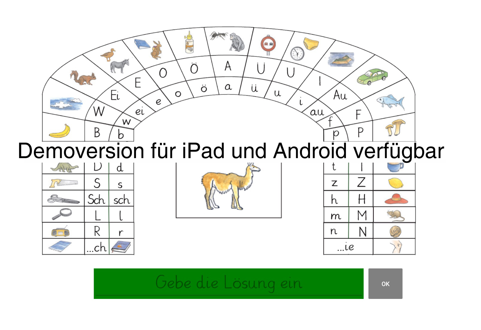Screenshot der App